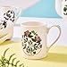 Portmeirion Botanic Garden 12oz Tankard Mug (Set of 6) - Multipurpose Floral Drinkware Collection, Durable Earthenware Tableware - Dishwasher, Microwave, Freezer, Oven Safe - Made in England