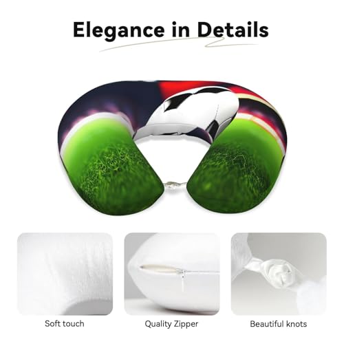 Almohada de Viaje con Diseño Balón de Fútbol miniatura 4