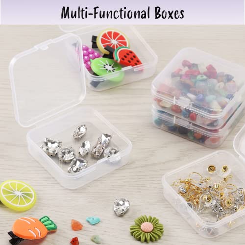 Image of Mr. Pen- Bead Organizer Box, 12 pcs, Clear | Small Beads Organizers and Storage Plastic Cases