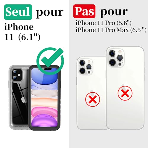 Coque étanche iPhone 11 antichoc intégrale militaire et rigide - 2