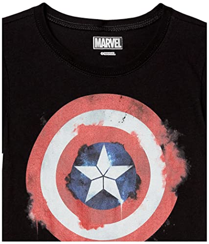 Image of Marvel Girls' Captain America Spray Logo