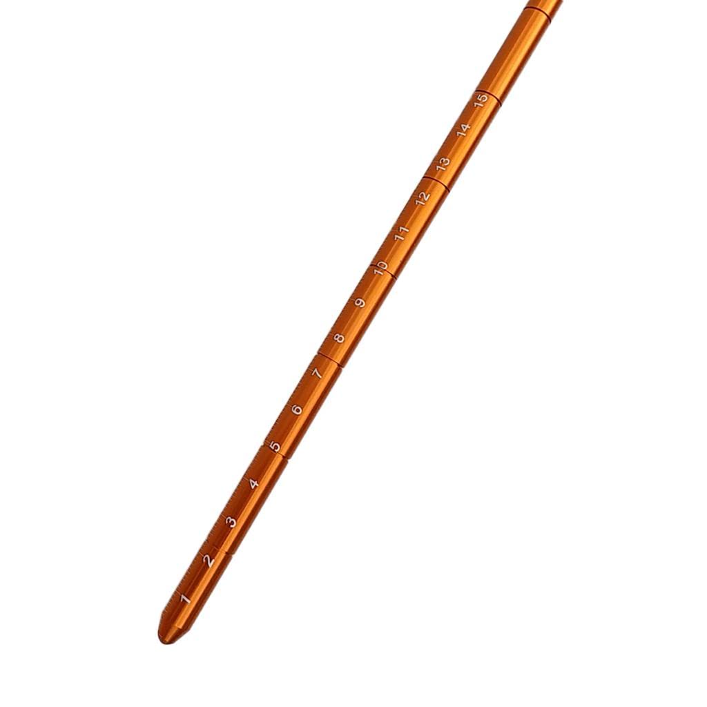 Baoblaze Aluminium Riffstab Diving Pointer Stick Taucher Zeigestab zum Tauchen Schnorcheln Schwimmen, Tauchstock, Tauchzeigerstock, Trageband aus Edelstahl zur Anzeige