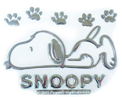 明邦 スヌーピー エンブレムステッカー NEW 3D 車用 カスタム デコレーション キャラクター おしゃれ SNOOPY A Y478