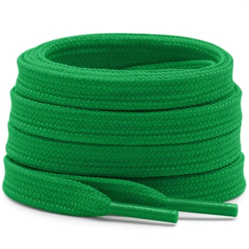 Image of DELELE Solid Flat Shoelaces Hollow Thick Athletic Shoe Laces Strings 2 Pair