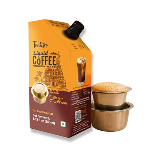 Trelish Premium Filter Coffee Liquid 180Ml Pouch - Pack Of 2, Bag