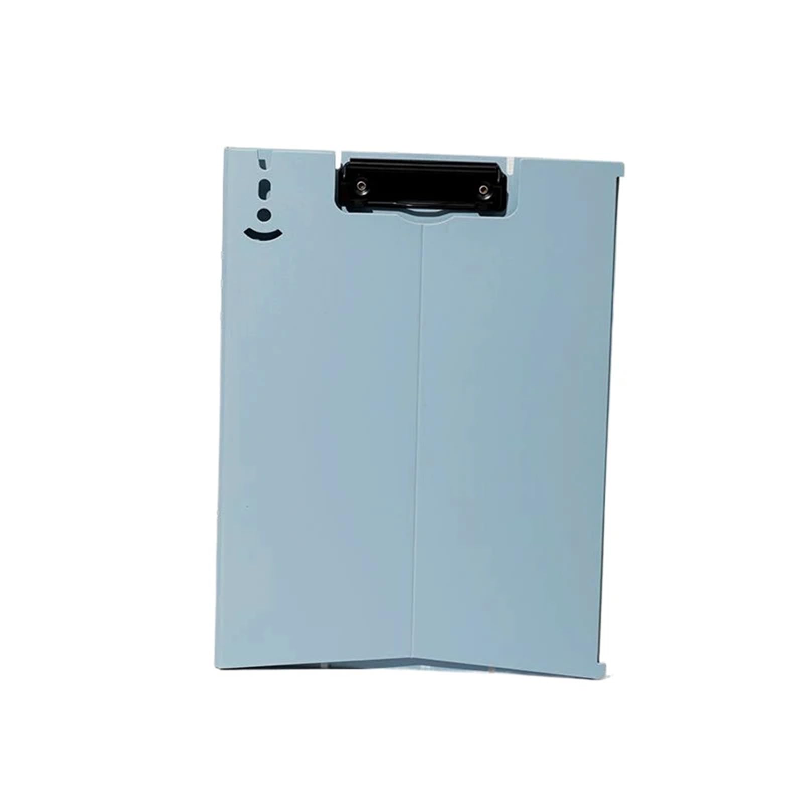 4 pièces presse-papiers support vertical dossier de fichiers A4, fournitures bureau, bloc-notes for étudiants, porte-notes réunion avec conception clip stylo Pour le bureau(Blue)