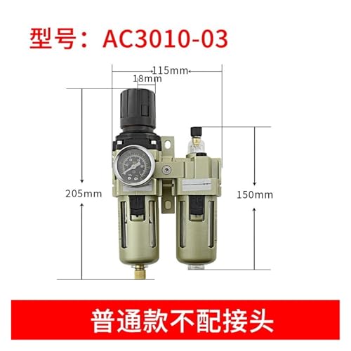 Filtre AC3010-03 et traitement de source d'air pneumatique 2 pièces - 2