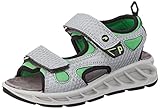 Klett Primigi Pon 18916 Sandale, Argento/Verde, 32 EU