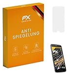 FX-Antireflex Protector Película: Sin deslumbramiento, amortiguación, ajuste perfecto y compatible con Lenovo Motorola Moto G5S Plus