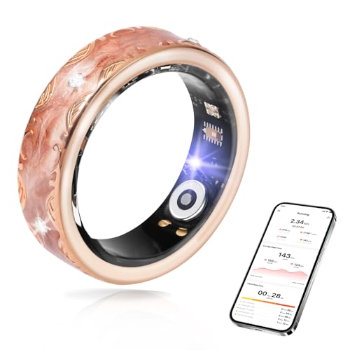 Smart Fitness Ring with Heart Rate & Sleep Monitoring