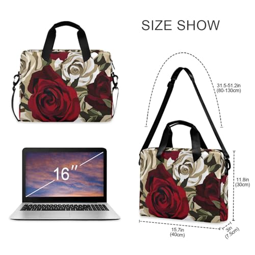 Bolso Bandolera para Laptop con Diseño Floral miniatura 3