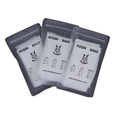 Rosin Press Rosin PRE Press Bags 3 X 5/2 X 4/2.4 X 2.5/2 X 4.5/3 X 6 (2 X 4 Rosin Bag, 25U Micron) Cover
