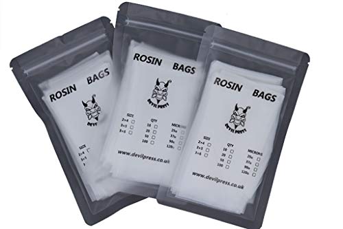 Rosin Press Rosin PRE Press Bags 3 X 5/2 X 4/2.4 X 2.5/2 X 4.5/3 X 6 (2 X 4.5 Rosin Bag, 37U Micron)