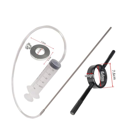 Image of Motorcycle Fork Service Tool Kit 3-in-1, Fork Oil Level Tool, Fork Spring Compressor and Damper Rod Bleed Tool