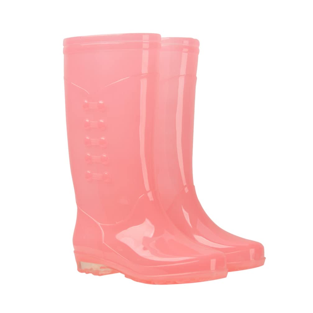 VaguellyVaguelly Rain Boot pair of Tall Rain Boots Garden Boots  Waterproof Rainboots for Ladies Anti- Slipping Rain Shoes Outdoor Work Shoes