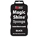 Jobsite Instant Express Leather Boot & Shoe Shine Sponge - Fits in Purse or Bag for Quick Shine Buff on The Go for Leather & Vinyl Shoes, Boots, Purse, Belt and Car Auto Upholstery - Black