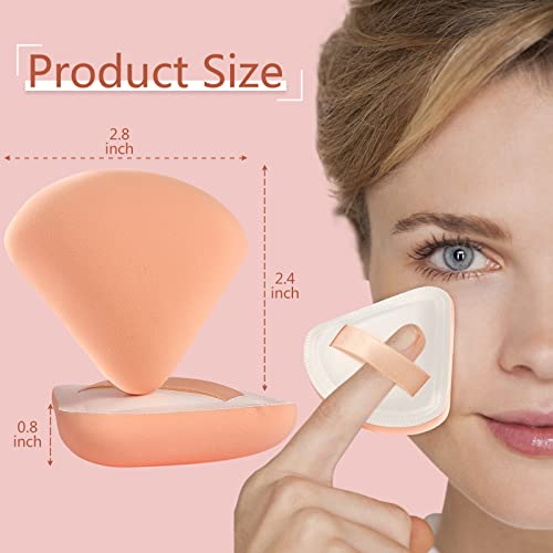 6Pcs Makeup Sponge Powder Puff Triangle Powder Puff Foundation Blending Beauty Sponge For Liquid,Cream,Powder, Dry & Wet Use Air Cushion Puff For Face Eyes Body, Cosmetic Foundation Sponge Makeup Tool #TOP5