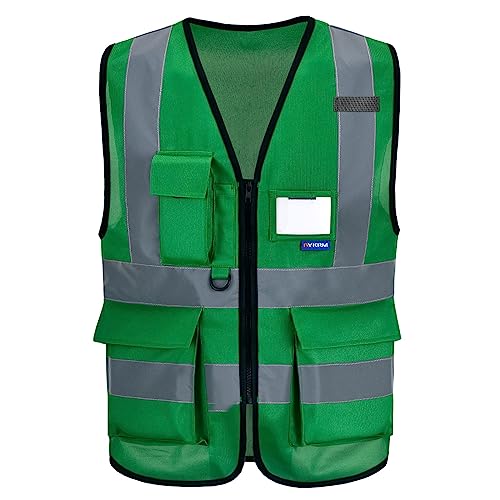 green safety vest for men