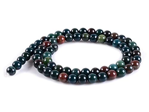 Perles de sang héliotrope LKBEADS vertes 6mm pour créer vos bracelets