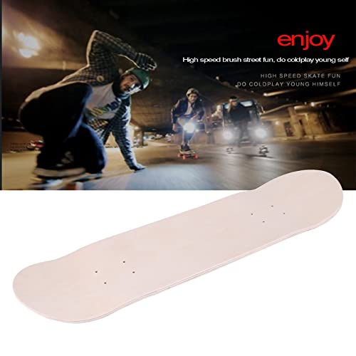 Gaqnzjx 8 8 Schicht Ahorn Blank Doppelt Concave Skateboards Natürliche Skate Deck Board Skateboards Tisch Ahorn