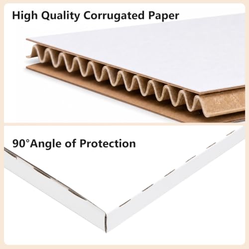 Image of RLAVBL 25 Pack 12.8x12.8x1 Shipping Boxes White