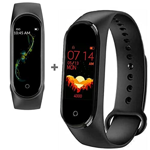 Combo Pack of 2 Items - M5 Smart Band Fitness Watch, M4 Band Bluetooth Fitness Tracker 1 Year Warranty-image-4