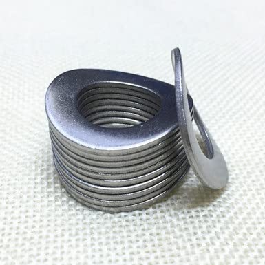 10/20/50pcs Wave-Shaped Washer M3/M4/M5/M6/M8-M20 304 Stainless Steel Curved Wave Gasket Washers Elastic Spring Washer GB955 (Inner Diameter : M8 50Pcs)