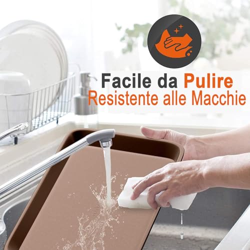 NutriChef Set 2 Teglie da Forno Antiaderente, Acciaio al Carbonio Lucido, Bordi Rialzati, Senza PTFE, PFOA e PFOS - immagine 4
