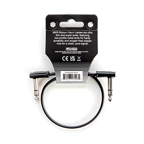 Cable Parche TRS de Cinta MXR que Ahorra Espacio con Enchufes de 1/4 2