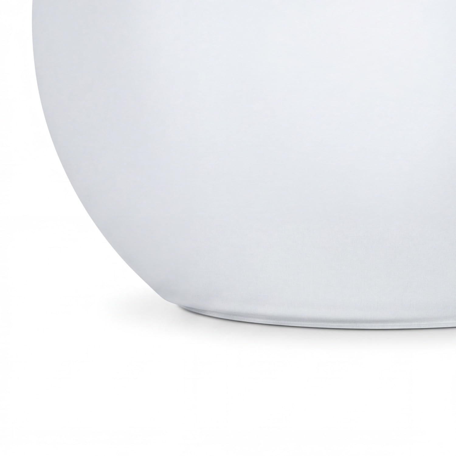 Licht-Erlebnisse Außenlampe mit Kabel Stecker Weiß IP65 inkl. E27 LED 2700 K warmweiß Ø 40 cm runde Wegeleuchte Terrasse Kugelleuchte Garten