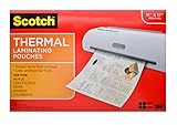 Scotch Thermal Laminating Pouches, 11.45 x 17.48-Inches, 25-Pouches (TP3856-25)