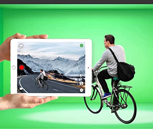 Image of Green Screen Professional Backdrop (8x9 ft) - Perfect for Content Creators, YouTube Videos, Instagram Reels, FB Shorts & VFX Magic