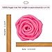 Confect Hot Pink Edible Roses – 12 Pack for Cake & Cupcake Decorating – Vegan, Gluten-Free Floral Toppers for Desserts, Nut-Free & Dairy-Free