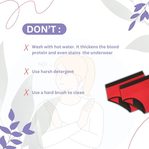 Image of Sizi Reusable Period Panty for Women | Comfortable Period Panties for Women Leak Proof | Suitable for Heavy Flow | Absorbs 4X of Sanitary Pad.