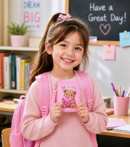 Image of AACKS Little Girls Coin Purse Kids Small Wallet for Teens Women Mini Coin Pouches with Strap Cute Cartoon Card Holder Cat Kitty Panda Unicorn