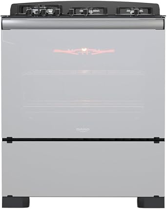 Fogão 5 Bocas Dako Diplomata Glass Grill - Bivolt