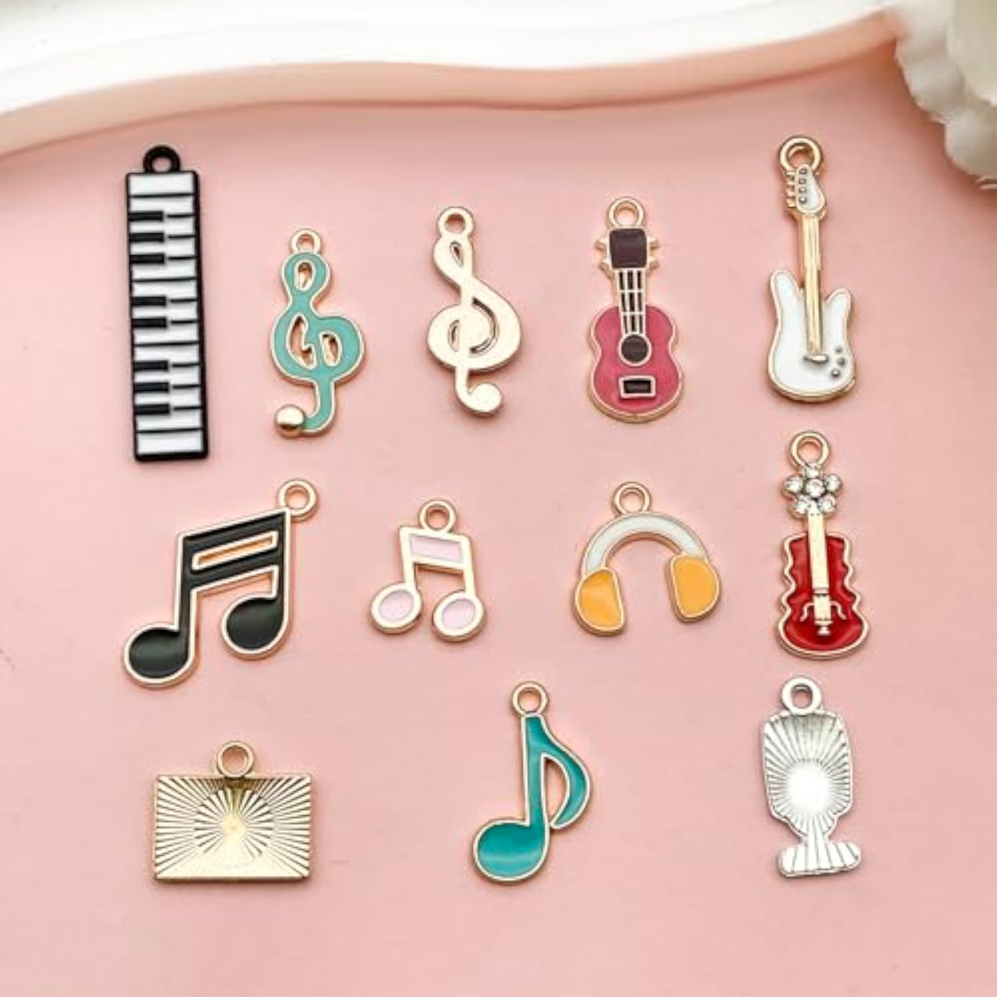 40 Pcs Rainbow Pride Charms Collection for DIY Jewelry Making