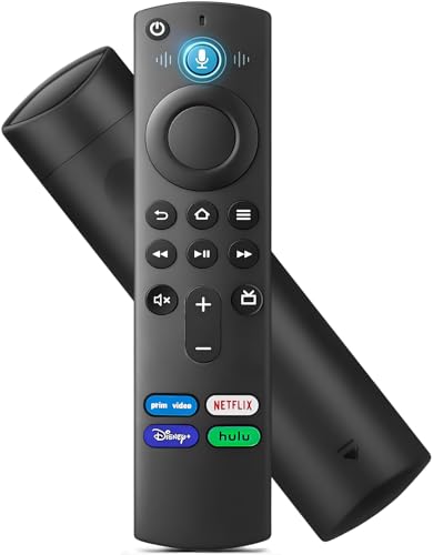 L5B83G Voice Remote Replacement for Amazon Fire TV Stick (4K,4K Max,4K Bundle,Lite), TV Cube (2nd Gen,3rd Gen,4th Gen) and for Insignia, Toshiba, Pioneer Smart TVs