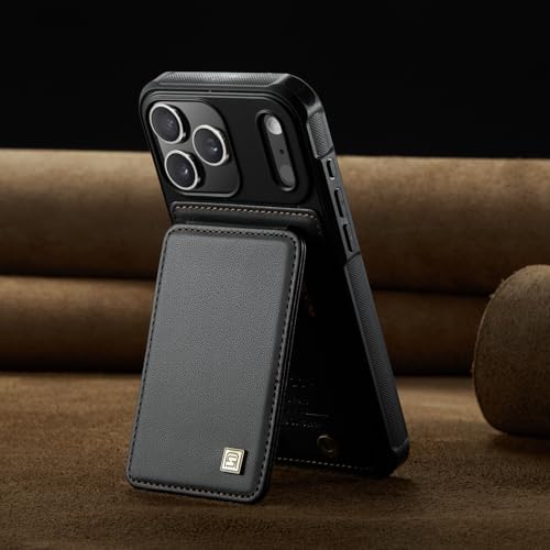 Étui pour iPhone 11 Pro Max noir en cuir avec rabat idéal pour vos déplacements