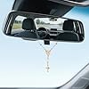 Mikovivi Steering Wheel Rosary Charm, Catholic Small Rosary Beads for Car Mirror Hanging with Virgin Mary Mini Charm & Crucifix Ideal Catholic Religious Accessories Devout Gift for Man & Woman #5