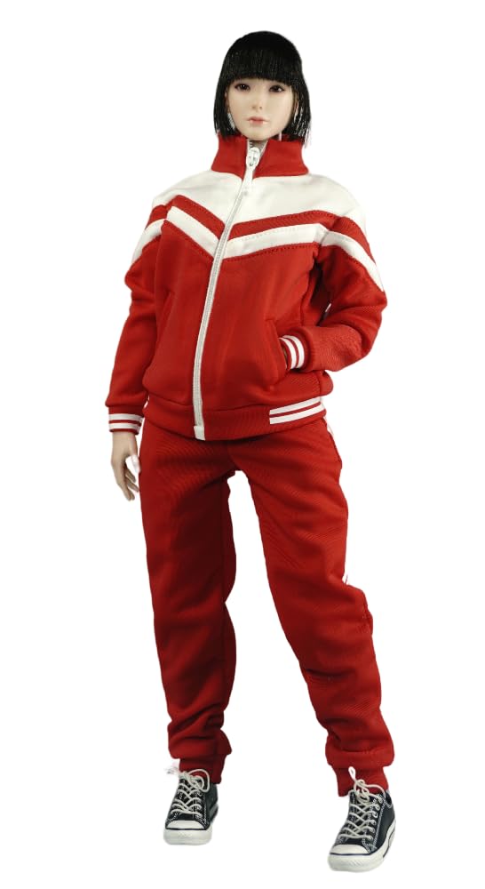 HiPlay Vestiti Per Bambole 1/6: Abito Kimono Corto Per Action Figure Da 12 Pollici, Set Con Top, Gonna E Calzino, Per TBLeague/JIAOUDOLL