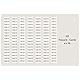 MarketConnect Card Kabelmarkierungen 4x10 mm • PVC FLAT 0,5 mm • 5600 Stück (112×50 Karten) • Für Flachtuben 0,5 mm • Kompatibel zu Code 42090B Cembre • Weiß