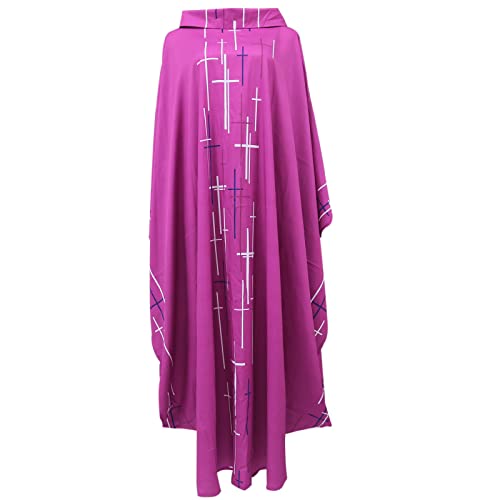 MYAYD Church Pastor Celebrant Chasuble Priest Vintage Robe Gown Cape Casscock Clergy Pulpit Altar Server Vestment Men Women2