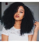 SCENTW V part Curly Wigs for Black Women Afro Curly Twist Out African American Wig Upgrade U Part...
