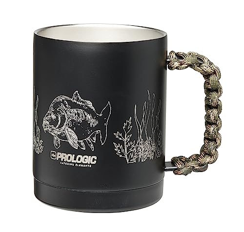 Prologic Blackfire Twin Skin Carp Cup – Tazza da pesca per pesca alla carpa, tazza da caffè