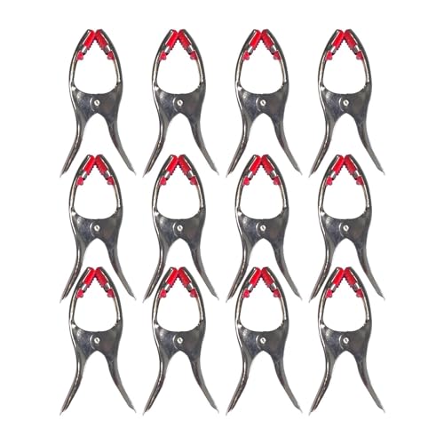 HAZEL Stainless Steel Cloth Clips for Drying Clothes | Cloth Pins for Drying Clothe (Big Clips, 12 pcs Clips)