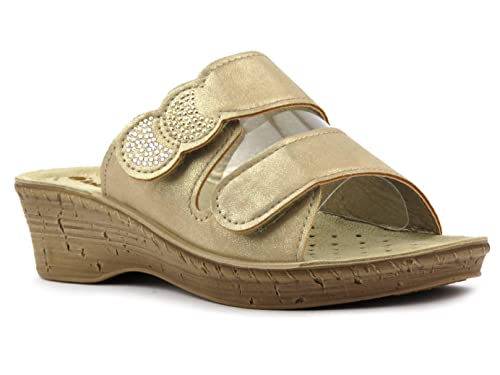 Inblu Ciabatte Doppia Fascia Regolabile a Strappo