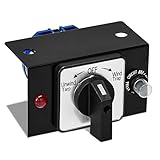 Tarp Switch Kit, Briidea 63 Amp Tarp Motor Rotary Switch Kit with Indicator & Circuit Breaker, 12VDC