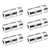 Norkmdi Car Grease Gun Couplers, 6PCS Steel Heavy Duty Vehicle Grease Gun Nozzle Tip Replacement with 1/8
