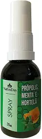 Spray Extrato Própolis, Menta e Hortelã (35ml) Natusday - Proporcionam alívio e refrescância imediata para garganta e mucosas